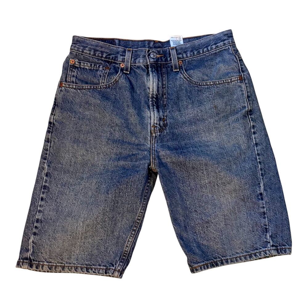 Levi's 505 Regular Fit Denim Short Jorts Men's Waist 32 Medium Wash